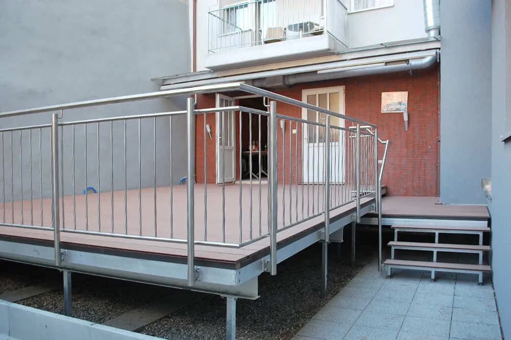 Edelstahl Balkone und Geländer
