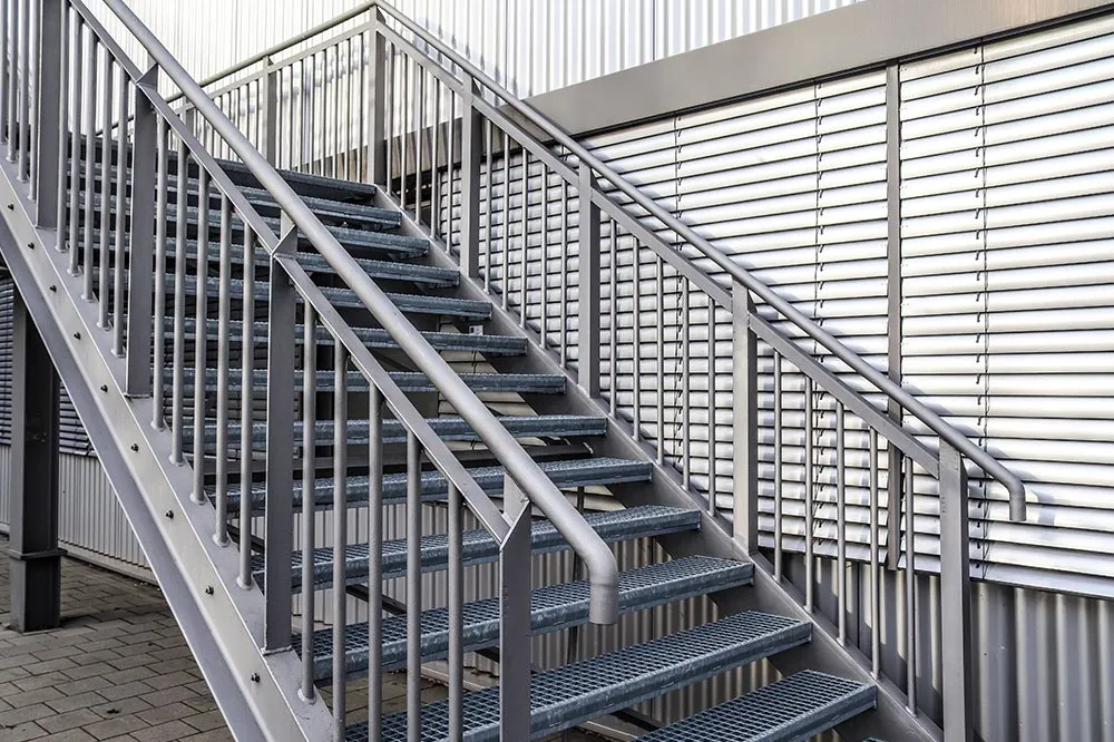 Kitcom Edelstahl treppe