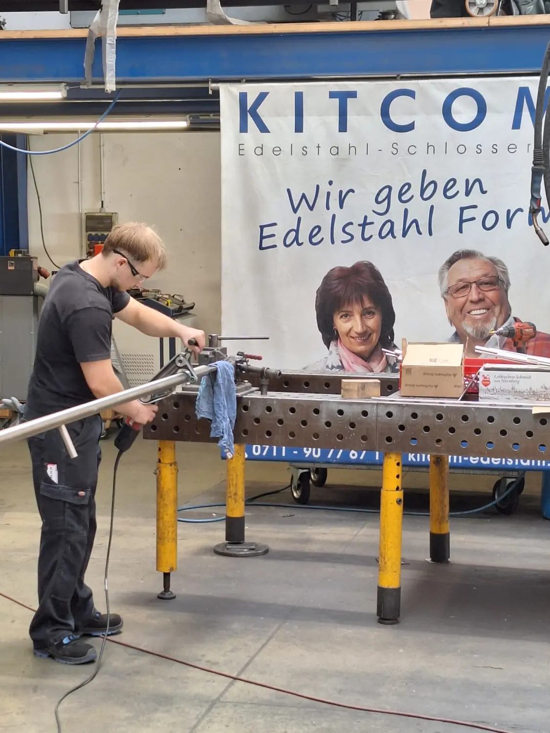 griffe aus edelstahl