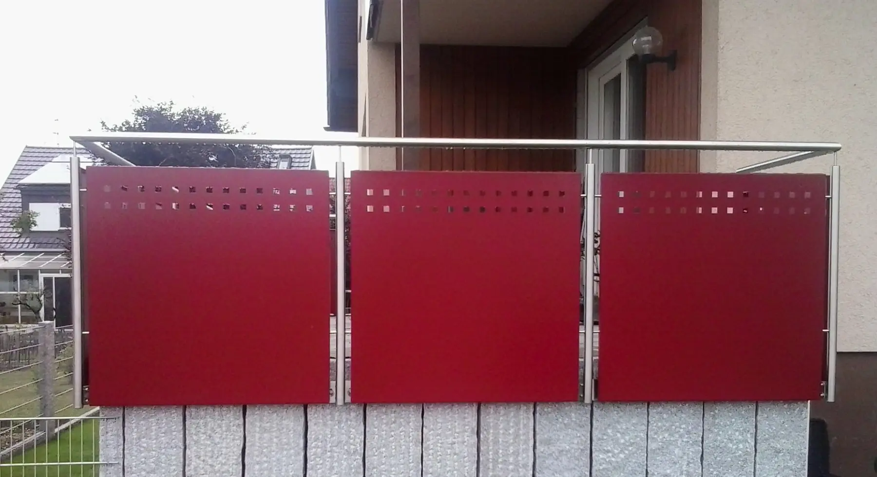 Edelstahl Balkone und Geländer