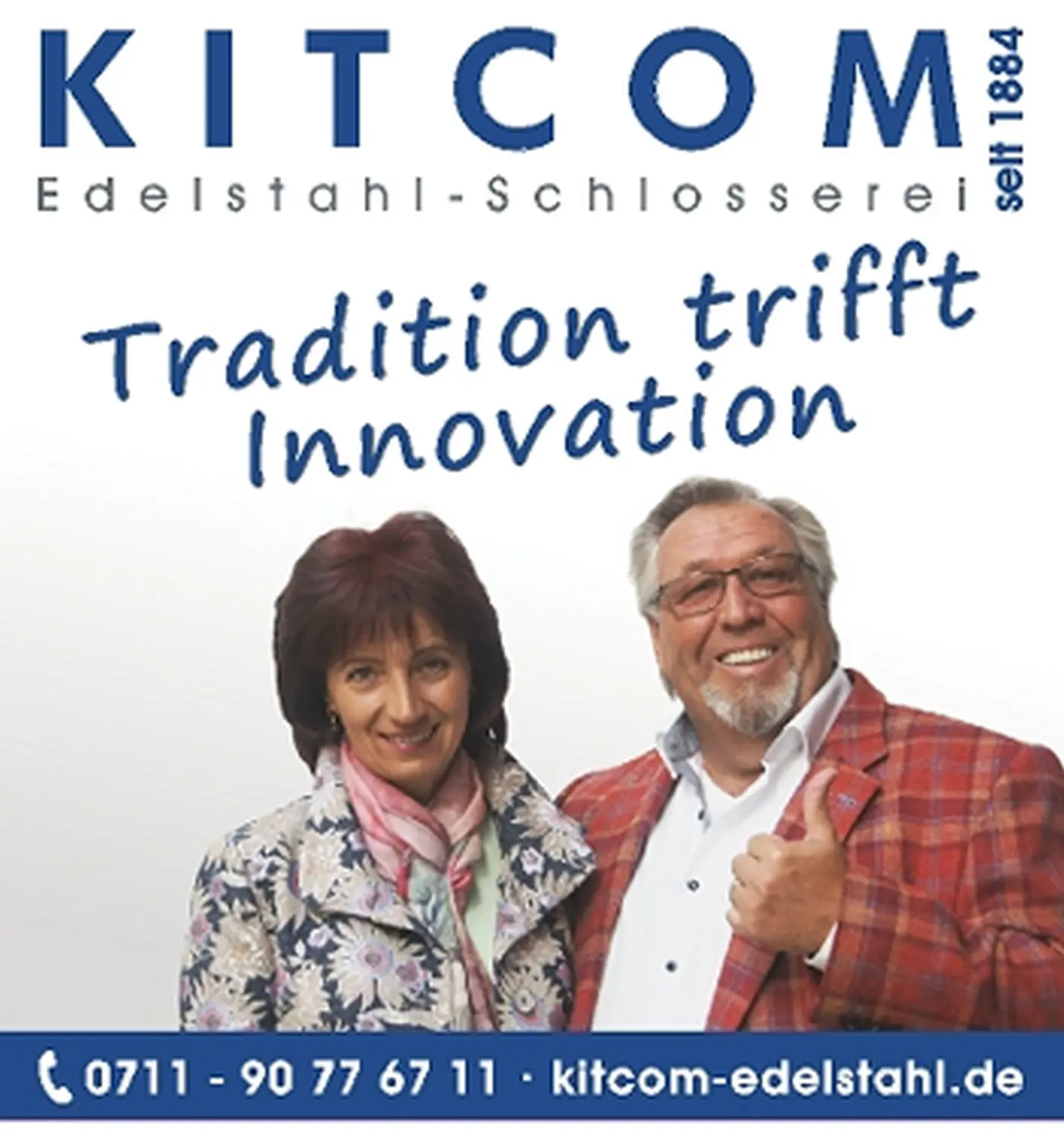 Kitcom edelstahl Schlosserei-Banner