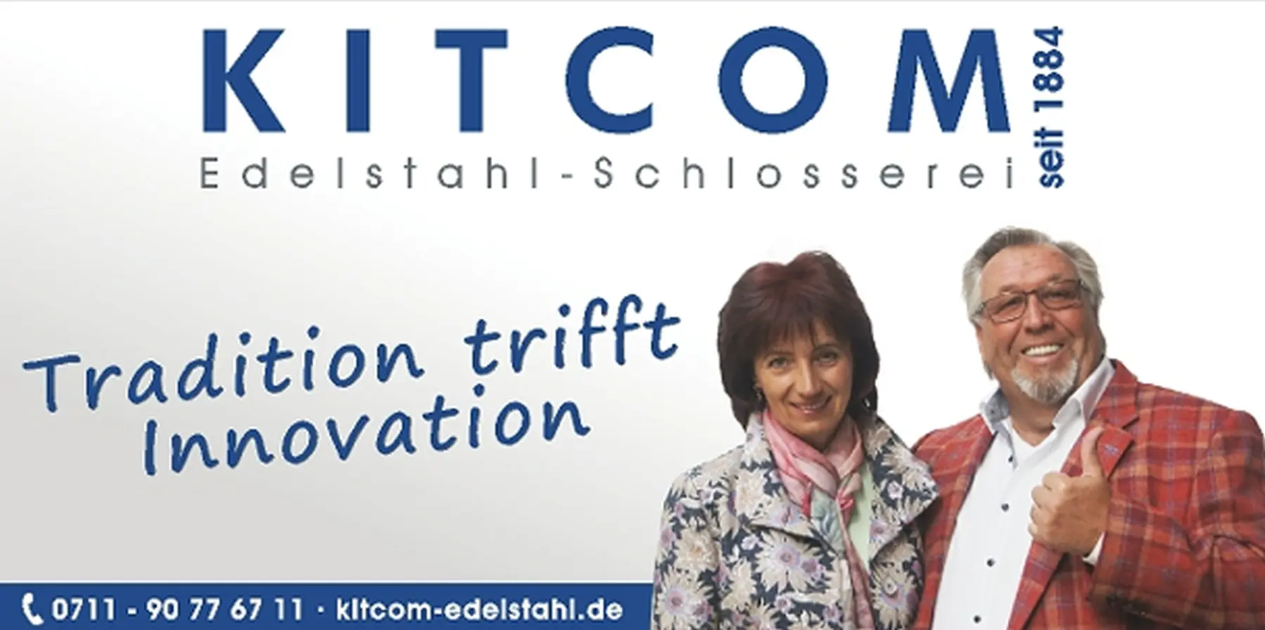 Kitcom edelstahl Schlosserei-Banner
